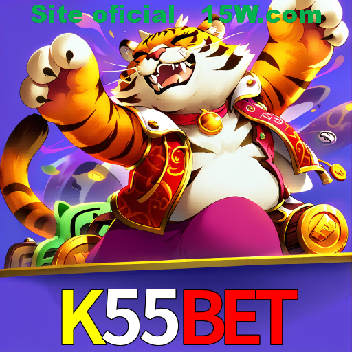 Imagem promocional da K55Bet mostrando a plataforma e suas vantagens